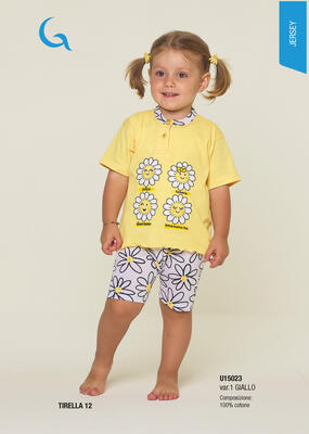 BABY GIRL S/M PAJAMAS U15023 Tellini S.r.l. Wholesale Clothing